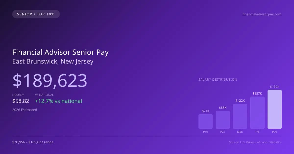 Financial Advisor Senior Salary in East Brunswick, NJ — 2026 est., based on 2025 BLS